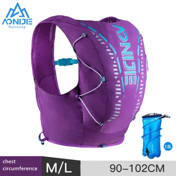 AONIJIE 12L гидратационный раница ultralight жилетка за джогинг преносими пътни чанти, пакети за къмпинг туризъм на открито, маратон, колоездене