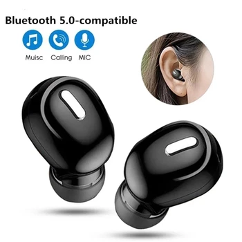 Безжични слушалки X9 Bluetooth 5,0 Слушалки С микрофон, Спортни Водоустойчиви слушалки TWS, Слушалка с Bluetooth Хендсфри