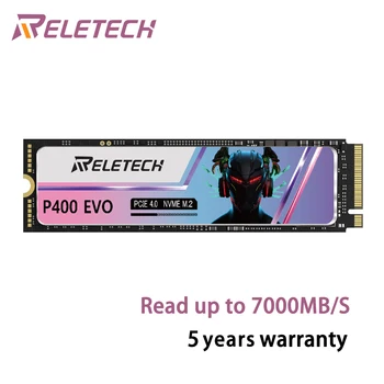 Reletech SSD ps5 1 tb и 2 tb SSD M2 NVMe PCIe 4,0x4 M. 2 2280 NVMe SSD Диск Вътрешен Твърд диск за Десктоп Playstation 5