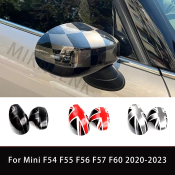 Автомобилни Капаци на Страничните Огледала за Обратно виждане За Mini Cooper S JCW Countryman F54 F55 F56 F60 2019-2022 Защитен Стикер На Огледалото за Обратно виждане
