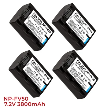 Преносимото батерия NP-FV50 7,2 НА 3800 mah (5 бр.) за Sony NP-FV50 и Sony PJ430V, PJ540, PJ580V, PJ650V, PJ710V, PJ760V, PJ790V, PJ810