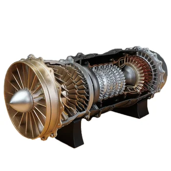 150 БР + модел турбовентиляторного на двигателя WS15 в мащаб 1/20, че симулира двигател изтребител, комплекти за сглобяване 