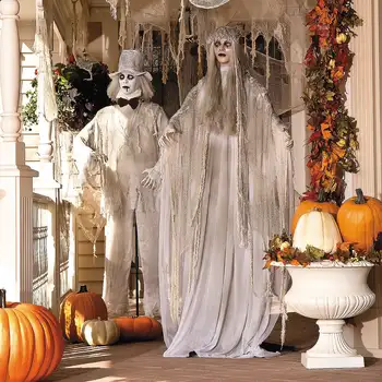 Купете и двете и спестете - Mr . & Mrs. Гниене украса за Хелоуин, начало декор, Хелоуин, 2 бр.