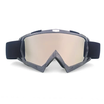 Цветни сребърни лещи за защита на очите на мотоциклет, универсални мотоциклетни очила за автомобилния състезания, очила за мотокрос, очила за мотокрос