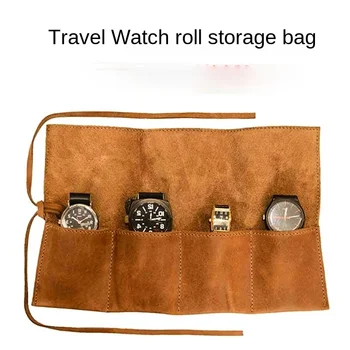 1 бр. Мултифункционални пътен каишка за часовник, чанта за съхранение на преносим ролка за съхранение на смарт часа