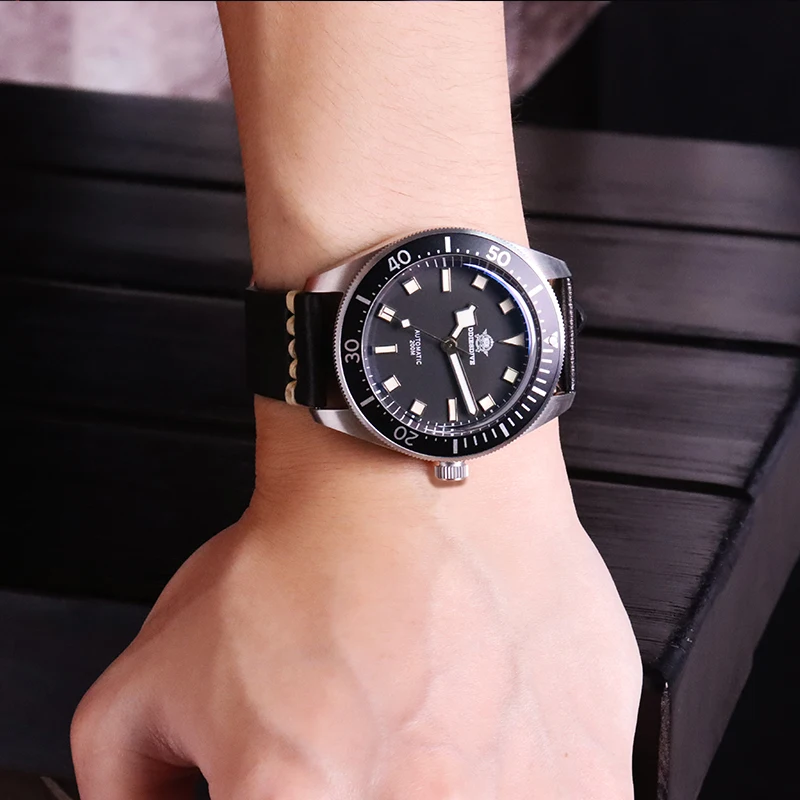 ADDIESDIVE Мъжки часовник луксозни PT5000 от неръждаема стомана 20bar BGW9, светещи автоматични механични часовници Relogio Masculino