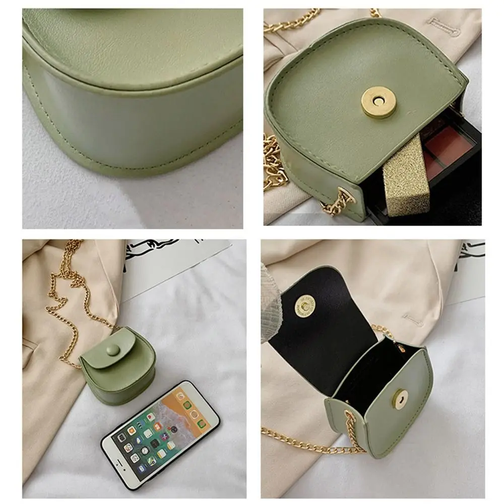 Малка чанта-месинджър чанта за червило, портфейл, дамска чанта през рамо, дамска чанта, мини-седельная чанта, чанта през рамо с веригата