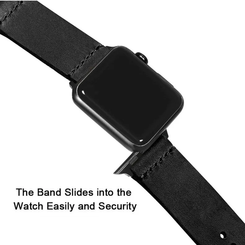 Реколта Естествена Кожа за Apple Watch Ultra Band 49 мм 45 мм 41 мм 44 мм 42 мм Ретро Каишка Iwatch Series 8 7 6 SE 5 4 3 40 мм 38 мм