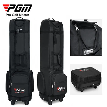 Авиационна чанта за голф PGM, чанта за съхранение с голям капацитет, сгъваеми пътни чанти за голф, пътни чанти на колела HKB012