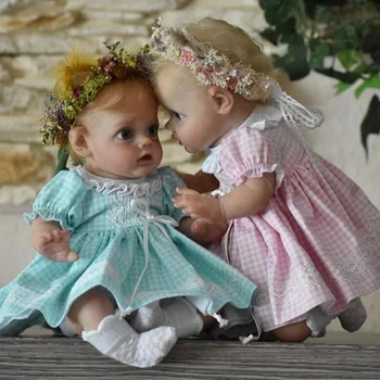 30 СМ Готов Раскрашенная Кукла Reborn Flo Фея Elf Bebe Кукла с Реалистични На Пипане Ръчно Рисувани и 3D Кожа с Видими Венами