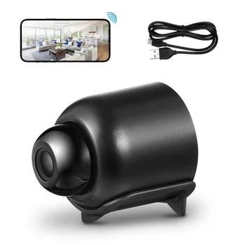 Домашни камери в помещението интелигентна система за предпазване на главата с дистанционно управление, abs-пластмаса на открито със звук за кола