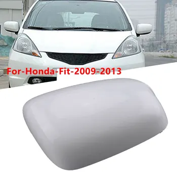 1 бр. за Honda For Jazz, бяла дясна капачка огледало за обратно виждане, подмяна на облицовки на корпуса за Honda Fit/Jazz 2009-2013