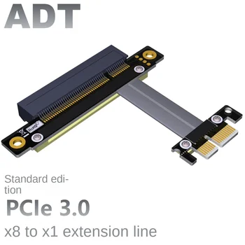 PCI-E x8 удлинительный кабел адаптер x1 pcie от 1x до 8x поддържа мрежова карта SSD карти на твърдия диск