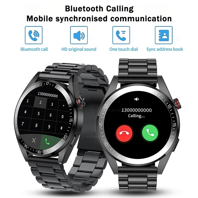 2022 Нови 8G Умни Часовници С Локална Музика, Гласово Управление, AMOLED 454*454 HD, които се показват Винаги Време Bluetooth-разговор, Умни Часовници За Мъже