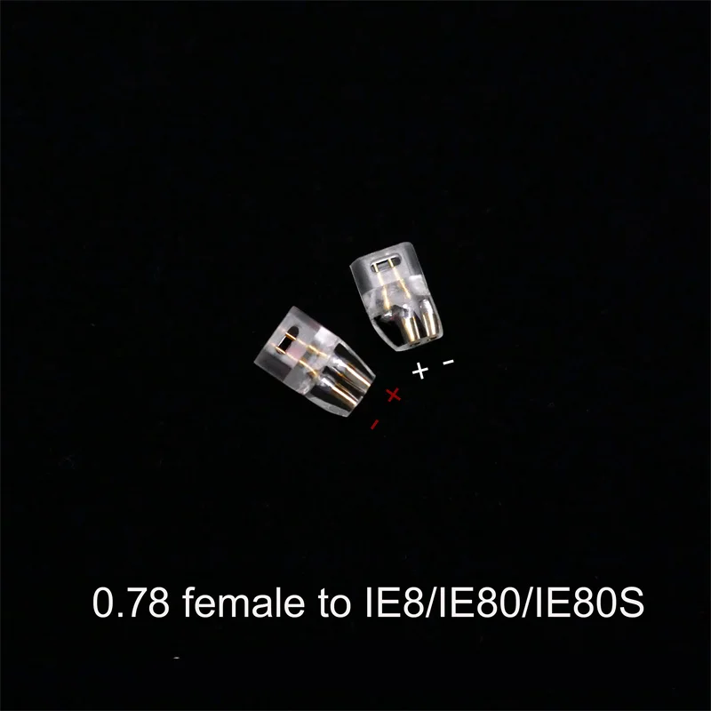 MMCX/0,78 ММ За Sennheiser IE8 ie8i IE80 IE80S IE40PRO IE400 IE500 PRO Женски Адаптер за преобразуване между пръстите на главата за слушалки