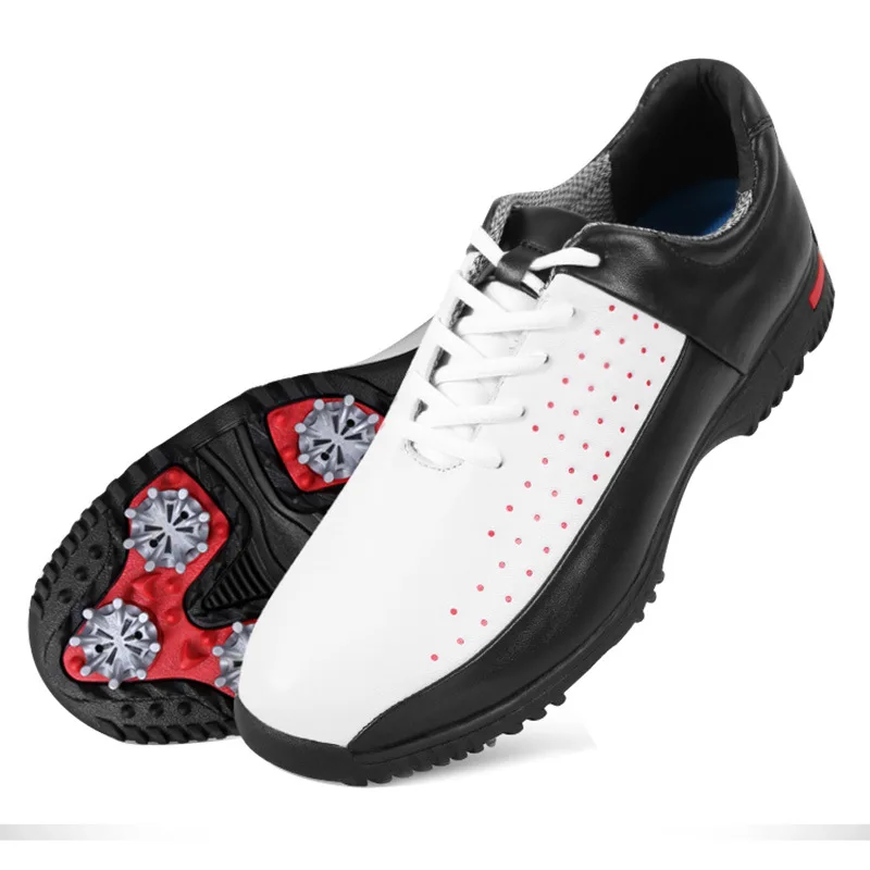 PGM мъжки обувки за голф от висококачествен микрофибър Водоустойчив спортни обувки за тренировки нескользящие дишащи обувки Мъжки обувки за голф