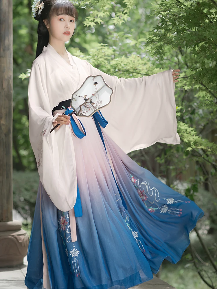Древнекитайские национални дамски костюми Ханфу, традиционна народна танцови принцеса на династия Хан, елегантни дрехи за cosplay феите