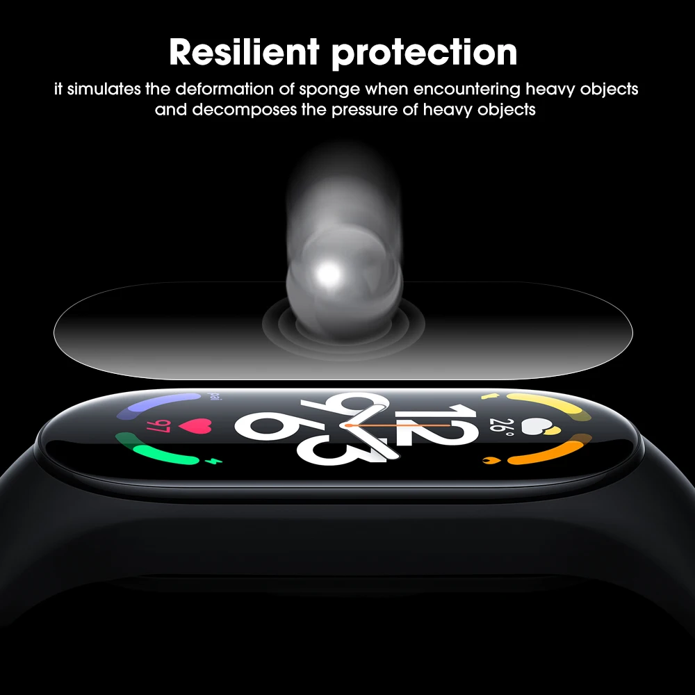 Съвместим за Xiaomi Band Пълно Покритие на Мека Гидрогелевая Филм HD Прозрачно Защитно Фолио за екрана Miband 7 6 5 4 3 screen Protectors
